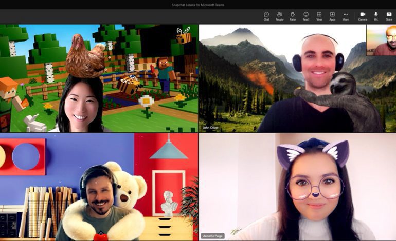 Microsoft Teams integra Snap Lens