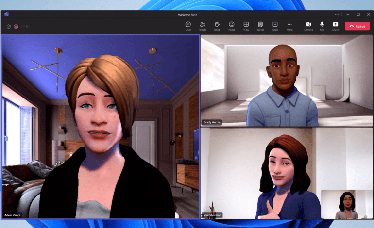 Las nuevas funciones de avatar de Microsoft Teams debutarán en enero